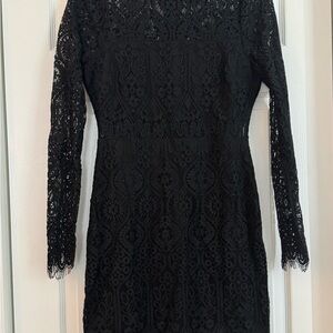 Elegant Black Lace Dress